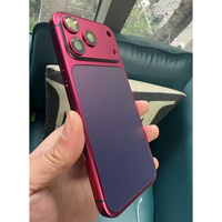 DIY OEM Vente en gros Populaire Dubaï Cadre arrière de téléphone de luxe coloré Électroplaqué Boîtier de téléphone pour iPhone 17 Pro Max