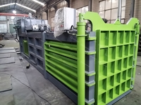 Presse à balles hydraulique horizontale automatique pour papier usagé, carton et cartonnette – Équipement de recyclage durable – Vente chaude