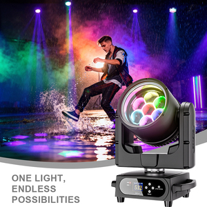 SHEHDS IP66 7×40W RGB LED Bee Eye <b>DJ</b> <b>light</b> Wash <b>Light</b> DMX512 Zoom Moving Head Stage <b>Light</b> for Disco Nightclub - Product Image 2