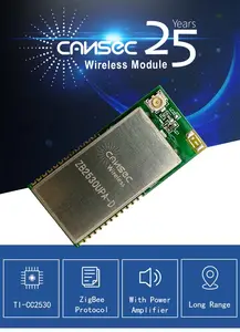 지그비 파워 앰프 무선 모듈 Ti CC2530 2.4G 장거리 저에너지 소비 스마트 IoT 솔루션 FCC 인증서 보유