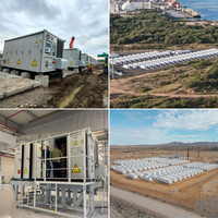 Système de stockage d'énergie (BESS) MateSolar 5 MWh avec batterie lithium-ion LifePO4 à refroidissement liquide, conteneur 20 pieds 1331 V, 12 000 cycles