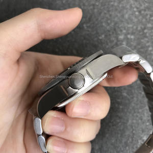 Montre automatique mécanique pour homme avec bracelet en acier inoxydable, verre saphir, 41 mm, sport, en solde - Product Image 4