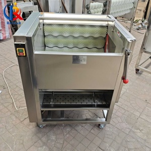 Machine de lavage et de pelage à petite échelle pour usage commercial de gingembre frais, lotus, patates douces, carottes, châtaignes d'eau, pommes de terre, ignames et taro - Product Image 1