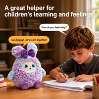 Robot éducatif en peluche IA, contrôle vocal, raconteur d'histoires, clonage vocal multilingue, Tuya T5, cadeau pour enfants, OEM CE FCC ROHS
