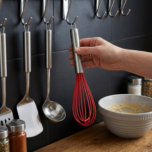 <span class=keywords><strong>Fouet</strong></span> en <span class=keywords><strong>silicone</strong></span> de qualité alimentaire pour mélange intensif, résistant à la rouille, batteur à œufs pour cuisines commerciales - Product Image 4