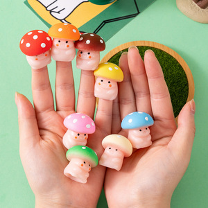 CHENXI Antistress Mushroom <b>Squeeze</b> Toys Cute Stress <b>Ball</b> Soft Sticky Stress Relief Funny Mini Mochi Squishy Toy Unisex - Product Image 4