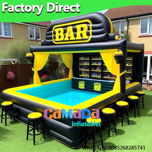 Tente de Jardin Maison de Plage Fête Flottante Piscine Gonflable Bar PVC pour Adultes Certifiée CE/TUV Garantie 2 Ans - Product Image 1