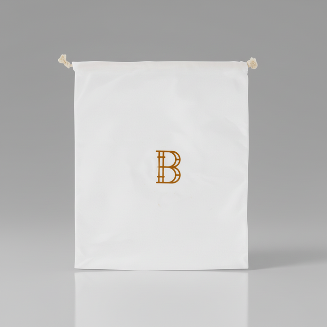 Bamboo Fiber Fujian Drawstring Dust Bag for Packaging
