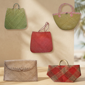 Wicker Grass <b>Bag</b> Handmade <b>Straw</b> Tote <b>Bag</b> Woven Grass <b>Bag</b> for Souvenirs - Product Image 2