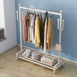 Porte-manteau de chambre à coucher pour sacs, chaussures, chapeaux, <span class=keywords><strong>armoire</strong></span> en métal, salon, salle de bain, solution de rangement polyvalente à un seul niveau - Product Image 5