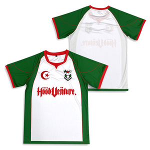 Maillot de football rétro personnalisé avec logo sublimé, respirant, séchage rapide, antibactérien, unisexe, 100% polyester, manches courtes, été, streetwear - Product Image 6