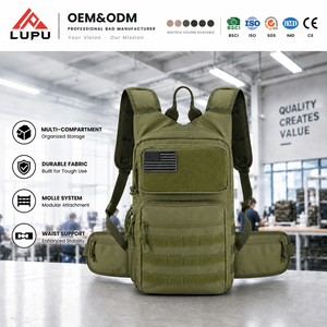Sac à dos tactique imperméable LUPU, sac à dos Molle, multi-compartiments, randonnée, camping, sac de voyage, sac de voyage en plein air - Product Image 1