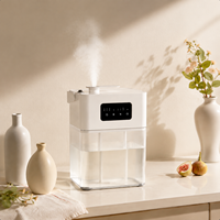 Humidificateur à vapeur chaude 7L 100 ℃   Humidificateur d'air domestique silencieux à vapeur chaude avec grand réservoir pour chambre à coucher