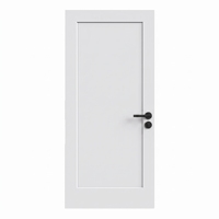 Porte intérieure Chantadoor moderne minimaliste style Shaker en bois avec finition et isolation acoustique pour appartement, villa, maison