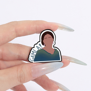 Empresa de producción de cine esmalte Pin <span class=keywords><strong>película</strong></span> personaje línea broche solapa insignia <span class=keywords><strong>película</strong></span> creativa tema joyería regalo para amigo al por mayor - Product Image 4