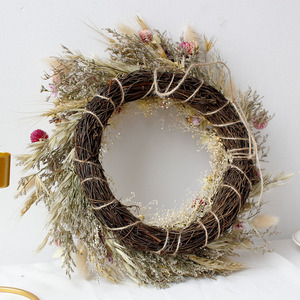 <span class=keywords><strong>2023</strong></span> doux rêve décoratif couronne de fleurs séchées guirlande de fleurs pour un ami un cadeau vraie couronne de fleurs maison porte déco - Product Image 5