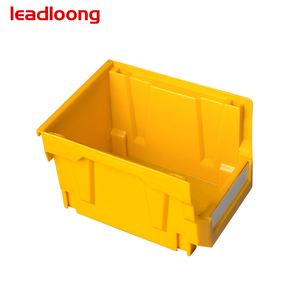 LEADLOONG V5 Caja de piezas de plástico PP amarillo 10,8*8,4 * 7in Rectángulo Contenedor de almacén Organizador de herramientas Almacenamiento 27,6*21,3*18cm - Product Image 1