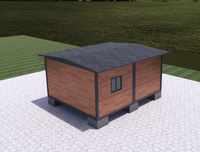 Conteneur de bureau personnalisé, montage simple, démontable, rapide, en acier coloré, maison préfabriquée en conteneur