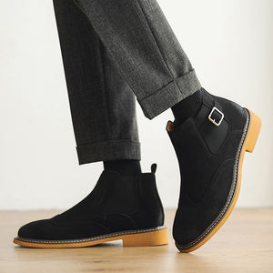 Botas Chelsea Británicas de Moda para Hombre, para Fiestas y Actividades, Botas Chukka para Hombre - Product Image 3