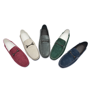 <span class=keywords><strong>Mocasines</strong></span> para <span class=keywords><strong>hombre</strong></span>, zapatos de conducción, Gommino Penny mocasín, <span class=keywords><strong>mocasines</strong></span> planos, gamuza sintética, cuero nobuck, Metal, parte superior baja, hecho a mano - Product Image 6