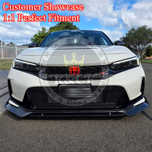 Alerón Delantero de Fibra de Carbono Real Estilo GTS-V para <span class=keywords><strong>Honda</strong></span> <span class=keywords><strong>Civic</strong></span> <span class=keywords><strong>Type</strong></span> <span class=keywords><strong>R</strong></span> FL5 <span class=keywords><strong>2023</strong></span>+, Accesorios para Kit de Carrocería, Ajuste Perfecto - Product Image 4