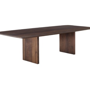 Juego de Mesas Modernas de Lujo Personalizables, Muebles de Comedor, Mesa de Comedor Extensible de Madera - Product Image 1