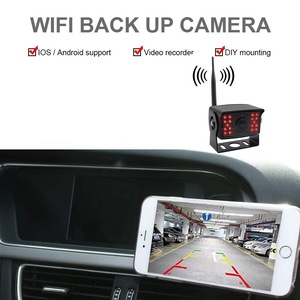 AlwayCare CC980-W Infrared LED WiFi Reverse <b>Camera</b> <b>Night</b> <b>Vision</b> Wireless Monitoring System for Trucks Trailers Car Reversing Aid - Product Image 5