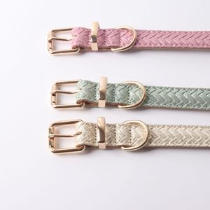 Luxury Fabric Dog Collar with <b>Crystal</b> Jeweled Decoration Buckle Closure All Seasons Pet Accessory - Product Image 2