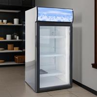 Réfrigérateur de présentation de boissons énergisantes de 120 L avec porte vitrée, mini-réfrigérateur de table, prix d'usine en gros, avec contrôle mécanique de la température