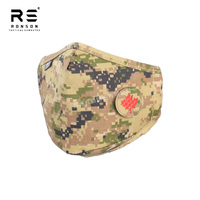 Masque facial tactique CADPAT MT Camouflage Ronsontex, couvrant les oreilles, réglable, en nylon/coton rip-stop, respirant, pour l'extérieur, l'hiver