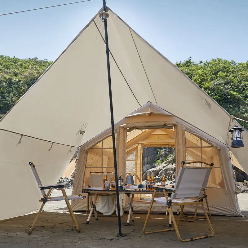 Barraca inflável Coody 8.0 Coody Air Tenda de acampamento grande com proteção UV à prova d'água Coody exclusiva de fábrica