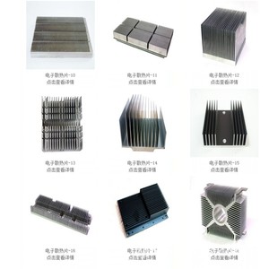 Dissipateur thermique en aluminium 6063 extrudé à haute densité avec ailettes dentelées pour chargeur de lampadaire LED - Product Image 2