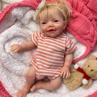 Poupée bébé en silicone intégral certifiée CE et CPC, 12 pouces, peau réaliste avec veines apparentes, pour accessoires de photographie et décoration intérieure, Muneca