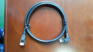 Personalizado LSZH SFTP Cat6 Cable de conexión Ethernet RJ45 de doble ángulo Envío rápido Cable de audio y video - Product Image 2