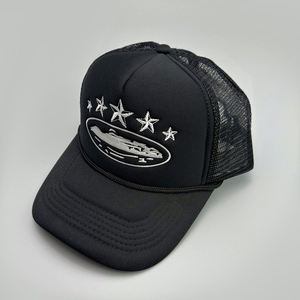 Gorra de Béisbol de 5 Paneles de Alta Calidad con Cordón, Gorra Trucker con Estrella Bordada y Malla - Product Image 4