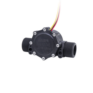 Débitmètre à effet Hall à grand diamètre de 1 pouce, options en plastique/laiton/acier inoxydable disponibles pour le capteur de débit d'eau - Product Image 3