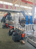 Chaîne de production de granulateurs et extrudeurs de recyclage personnalisés pour l'économie chinoise, pour HDPE, LLDPE, Polystyrène, avec moteur, capacité 150-1000 kg/h