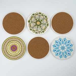 Juego <span class=keywords><strong>de</strong></span> Posavasos Redondos <span class=keywords><strong>de</strong></span> MDF y <span class=keywords><strong>Corcho</strong></span> con Diseño Natural, Impresión Personalizada <span class=keywords><strong>de</strong></span> Alta Calidad, 4 o 6 Piezas, Cerámica con Reverso <span class=keywords><strong>de</strong></span> <span class=keywords><strong>Corcho</strong></span>, Juego <span class=keywords><strong>de</strong></span> Regalo - Product Image 1