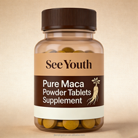Comprimés de racine de maca pure OEM/ODM pour l'énergie masculine, la résistance et les performances physiques