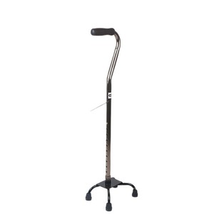 Bastón Telescópico de Cuatro Patas de Aleación de Aluminio Hepo, Altura Ajustable de 76.5-99.5 cm, para Personas Mayores y con Discapacidad - Product Image 3