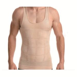 Camiseta Moldeadora de Cuerpo para Hombre, Camiseta Interior de Compresión, <span class=keywords><strong>Chaleco</strong></span> Reductor de Abdomen, Camiseta sin Mangas Escultora para Hombre - Product Image 5