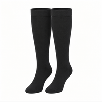 Chaussettes de compression hautes jusqu'aux genoux, absorbantes, confortables, adaptées aux infirmières, aux sports de plein air et aux voyages
