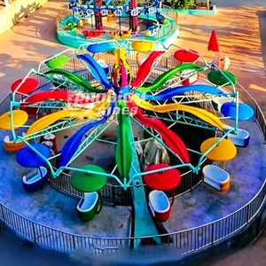 Manège Commercial Paratrooper Ride pour Parc d'Attractions Thème Moyen-Orient, avec Double Chaise Volante et Twister Volant - Product Image 3
