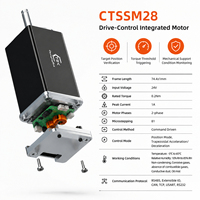 CTSSM28 Aktuator Linear Elektrik Ukuran Kecil Silinder Servo Kecepatan Tinggi untuk Aplikasi Demo Pendidikan Robotika