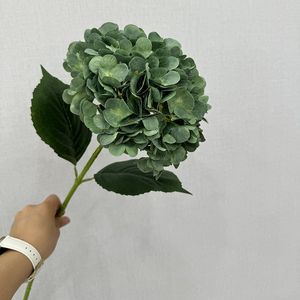 Hortensia Francesa <span class=keywords><strong>de</strong></span> Tallo Único, Flor Artificial <span class=keywords><strong>de</strong></span> Seda Impresa en 3D con 216 Pétalos para Boda - Product Image 3