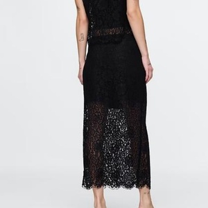 Soldes d'été : Robe en dentelle ajustée, sexy et tendance, en coton respirant pour femme - Product Image 2