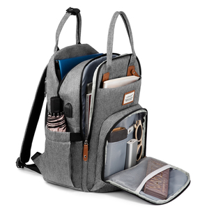 Sac à dos pour <span class=keywords><strong>ordinateur</strong></span> portable LOVEVOOK&REALER en polyester résistant à l'eau avec chargement USB, sac de transport décontracté pour <span class=keywords><strong>ordinateur</strong></span>, sac à dos de voyage - Product Image 5
