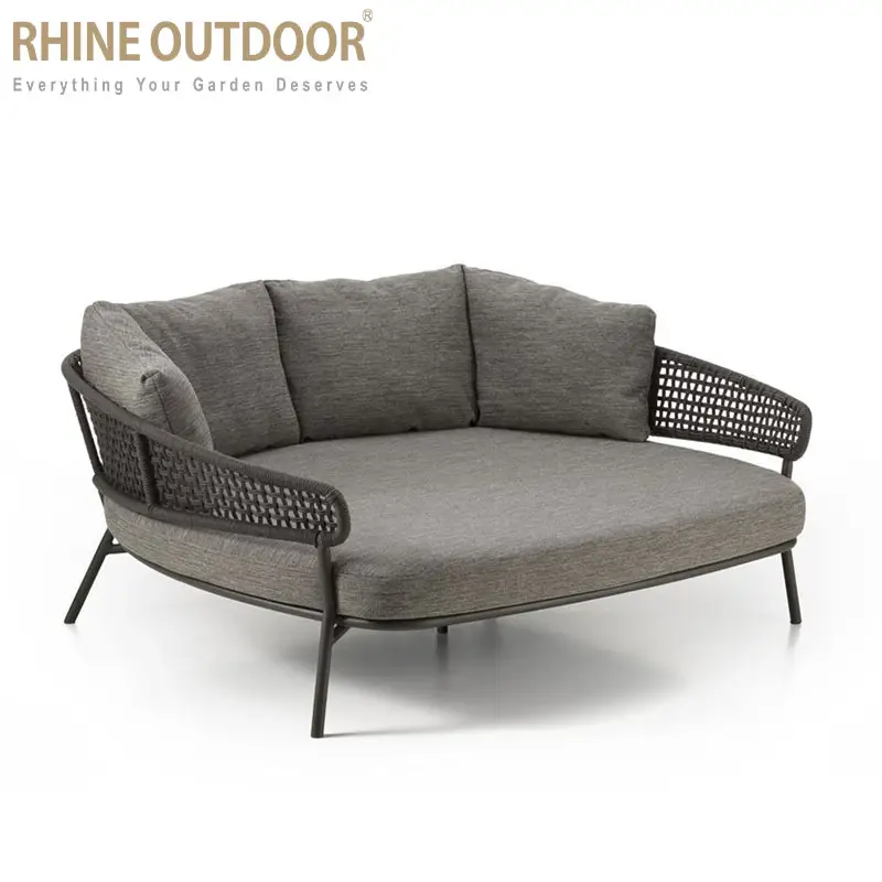 Садовая мебель от производителя, шезлонг, диван, алюминиевая веревка, шезлонг для патио