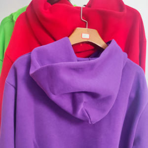 เสื้อฮู้ดดี้ดีไซน์หนาพิเศษแบบไม่มีเชือกผูก สไตล์สตรีทแวร์ ทรงโอเวอร์ไซส์ ผ้าฝ้าย 100% พิมพ์ลายพัฟฟ์ สวมหัวแบบพูลโอเวอร์ ยูนิเซ็กซ์ สำหรับดรอปชิปปิ้ง - Product Image 4