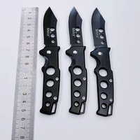 Couteau Pliant de Poche Mini pour Camping en Plein Air, Lame en Acier, Poignée, Outil EDC de Survie pour Chasse et Camping